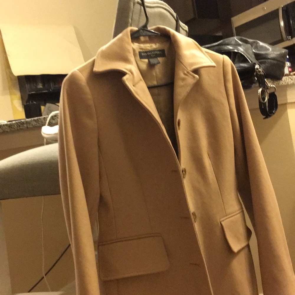 Tan pea coat